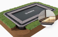 North Inground Trampoline + Safety Net North Trampoline EU