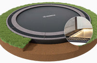 North Inground Trampoline + Safety Net North Trampoline EU