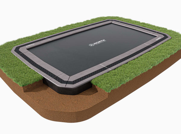 NORTH INGROUND TRAMPOLINE + Safety Net