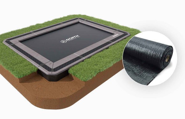 NORTH INGROUND TRAMPOLINE + Safety Net