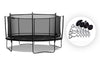 Oval | 12ft x 8ft Trampoline + Anchor Bundle