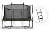 Rectangular | Black 15ft x 10ft Trampoline + Ladder Bundle