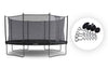 Oval | 12ft x 8ft Trampoline + Anchor Bundle