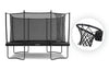 Rectangular | 12ft x 8ft Trampoline + Basketball Hoop Bundle