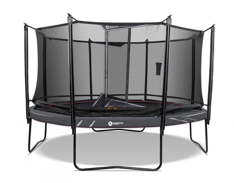 North Trampoline Explorer Round 12ft Grey