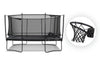Rectangular | 15ft x 10ft Trampoline + Basketball Hoop Bundle